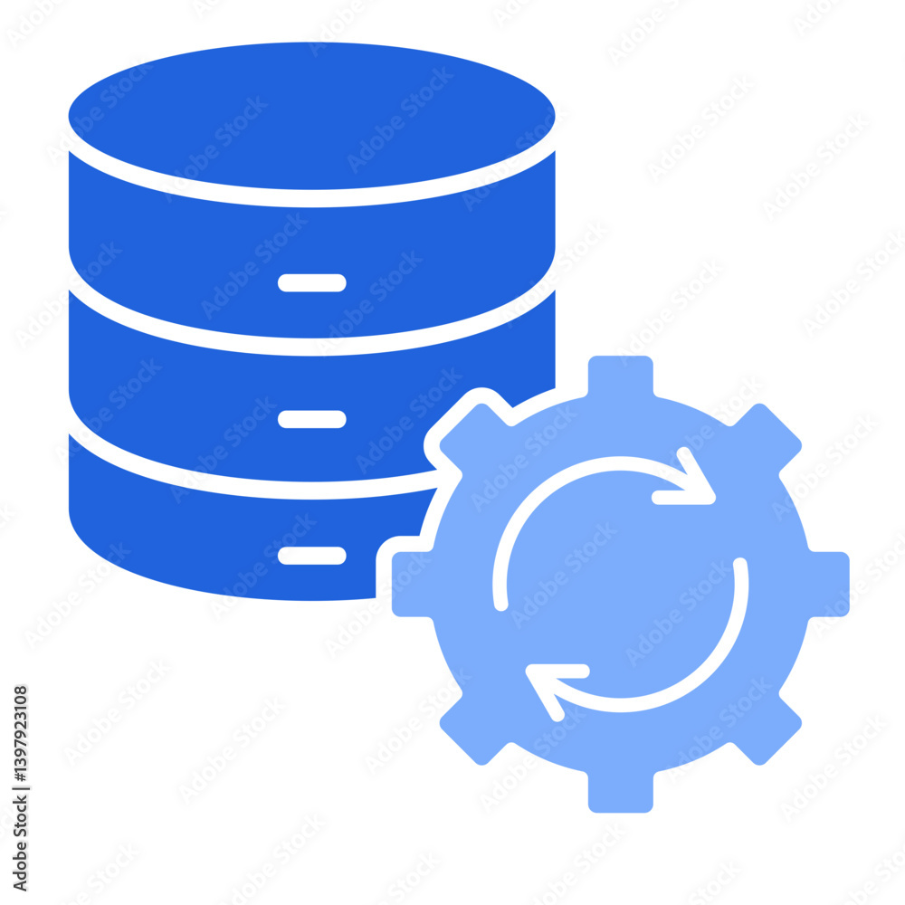 Big Data Processing Icon Element For Design Big Data Processing Icon Element For Design