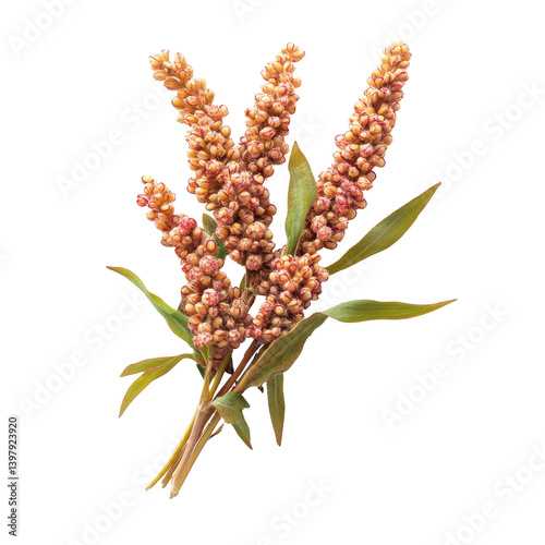 Quinoa isolated on white background
