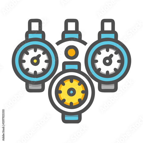  Unique Triple Dial Chronograph Design