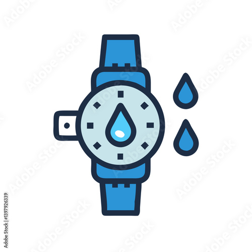  Water Resistant Watch Icon