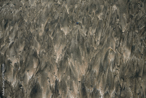 Obraz na płótnie Abstract background pattern of the sand on a tropical beach w salonie