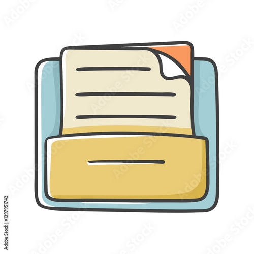 document holder icon, document holder vector illustration-simple illustration of document holder, perfect for document holder logos and icons