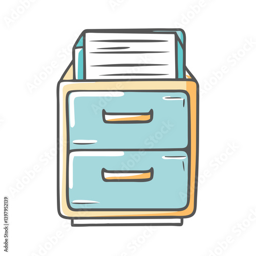 filing cabinet icon, filing cabinet vector illustration-simple illustration of filing cabinet, perfect for filing cabinet logos and icons