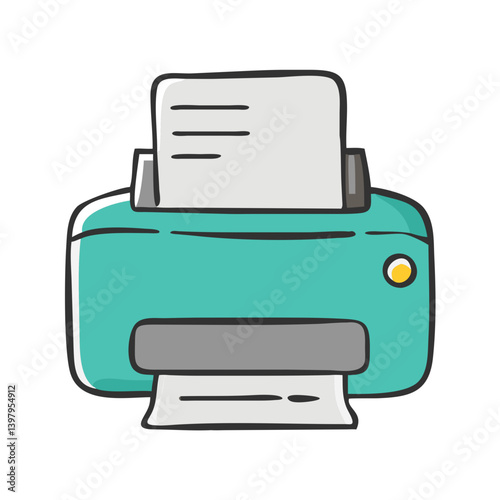 printer icon, printer vector illustration-simple illustration of printer, perfect for printer logos and icons