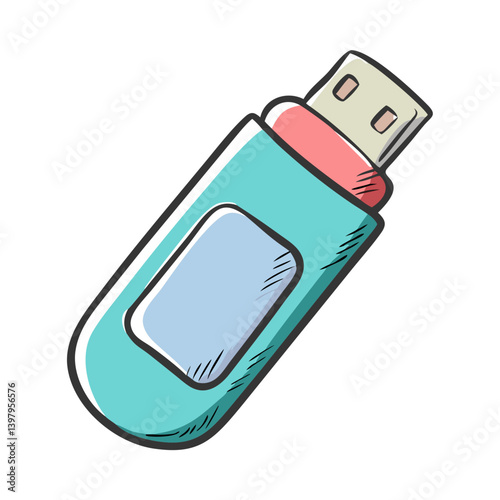 usb flash drive icon, usb flash drive vector illustration-simple illustration of usb flash drive, perfect for usb flash drive logos and icons