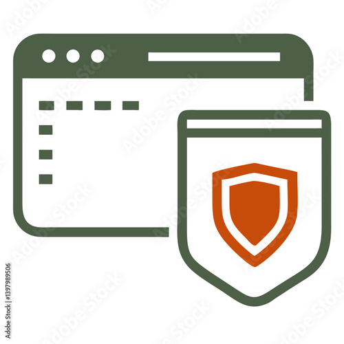 Free Download Biometric Security System Interface with Shield Icon   - GFXLoad
