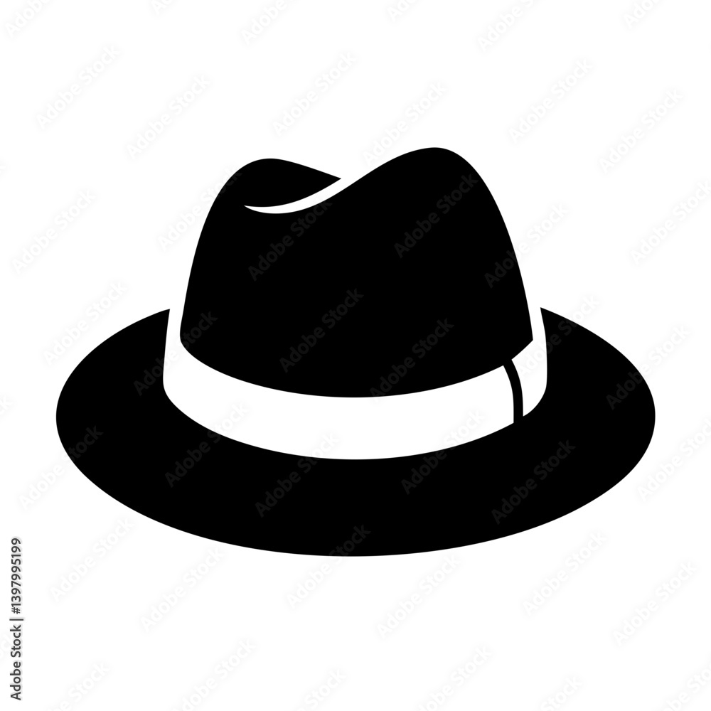 fedora icon, fedora silhouette vector illustration-simple silhouette illustration of fedora, perfect for fedora logos and icons fedora icon, fedora silhouette vector illustration-simple silhouette illustration of fedora, perfect for fedora logos and icons