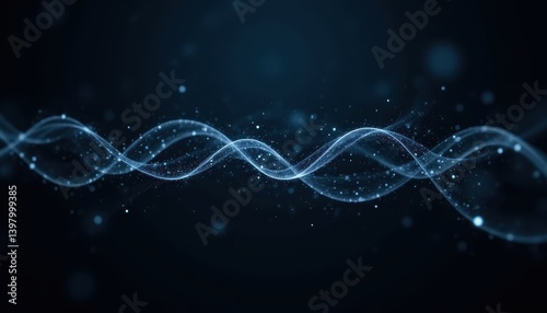 Abstract swirling light patterns