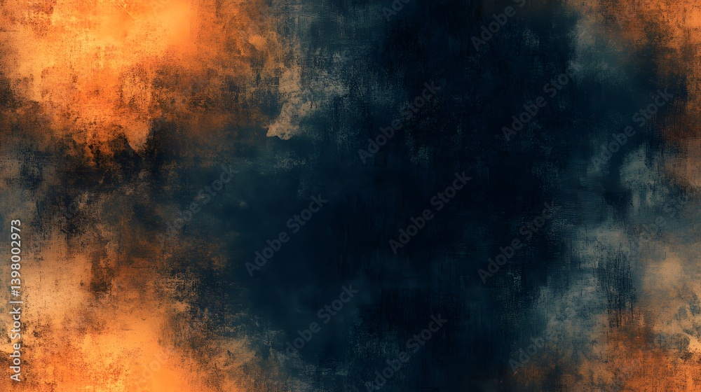 A dynamic abstract design with vibrant orange and dark blue hues. A dynamic abstract design with vibrant orange and dark blue hues.