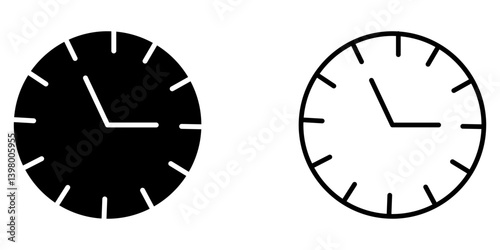 clock icon on white bacground