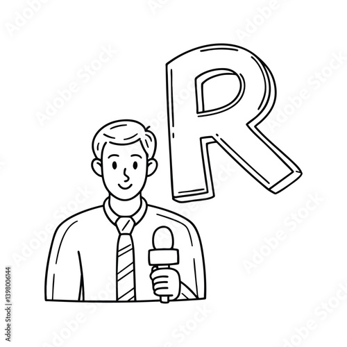 An Illustration of letter R stand for Reporter