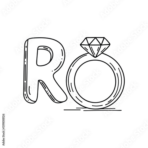 An Illustration of letter R stand for Ring