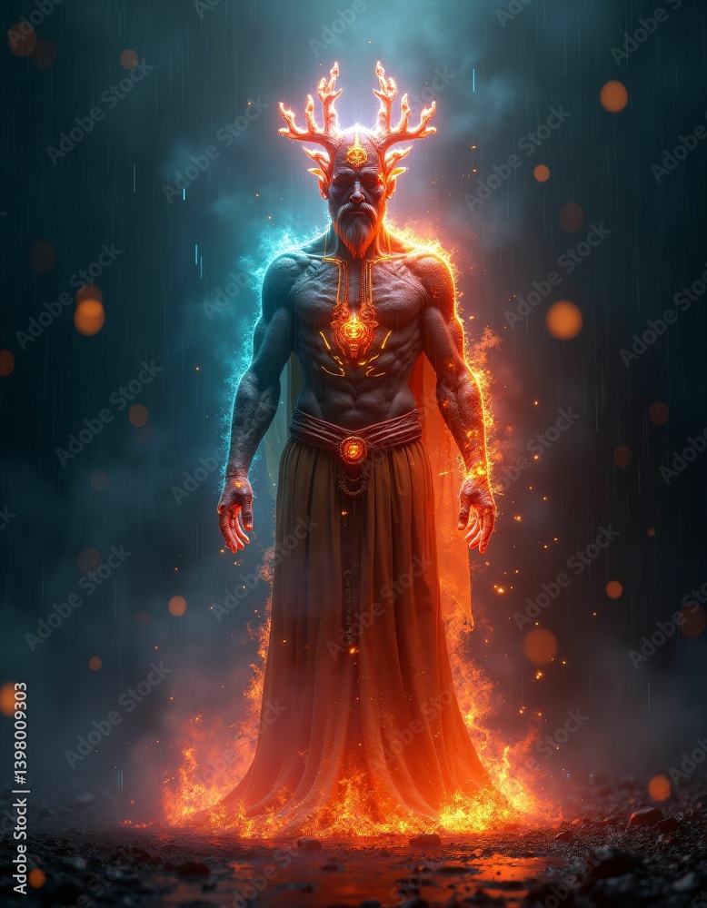 Fototapeta premium creative, artistic, imaginative works on the imaginary, the soul, anger, spirituality and the unknown