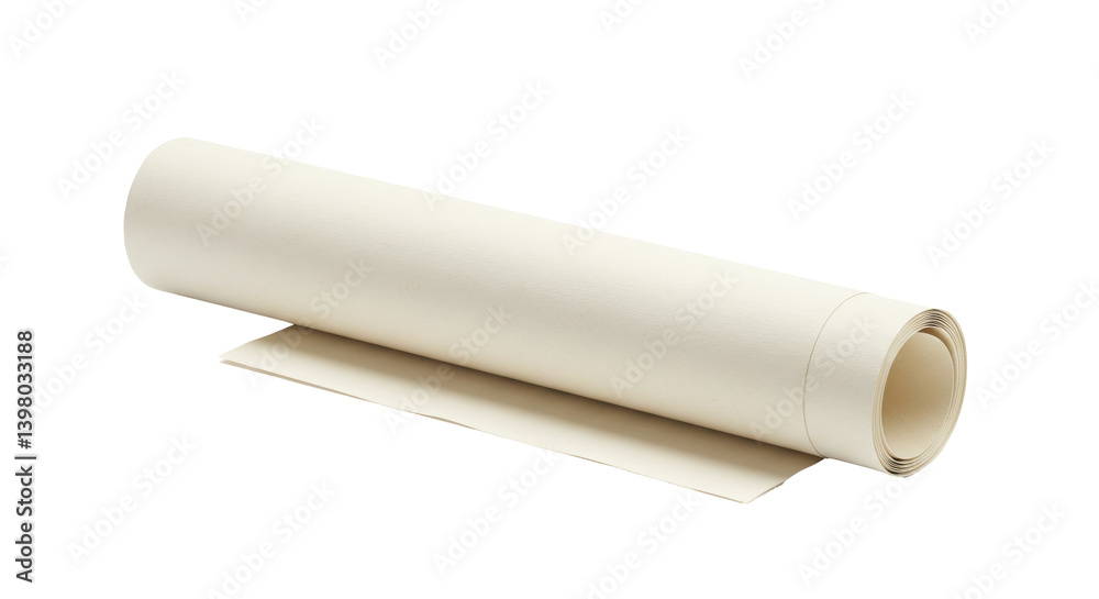 Isolated roll of paper Isolated roll of paper