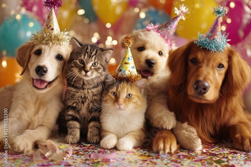 Adorable pets celebrate in style!