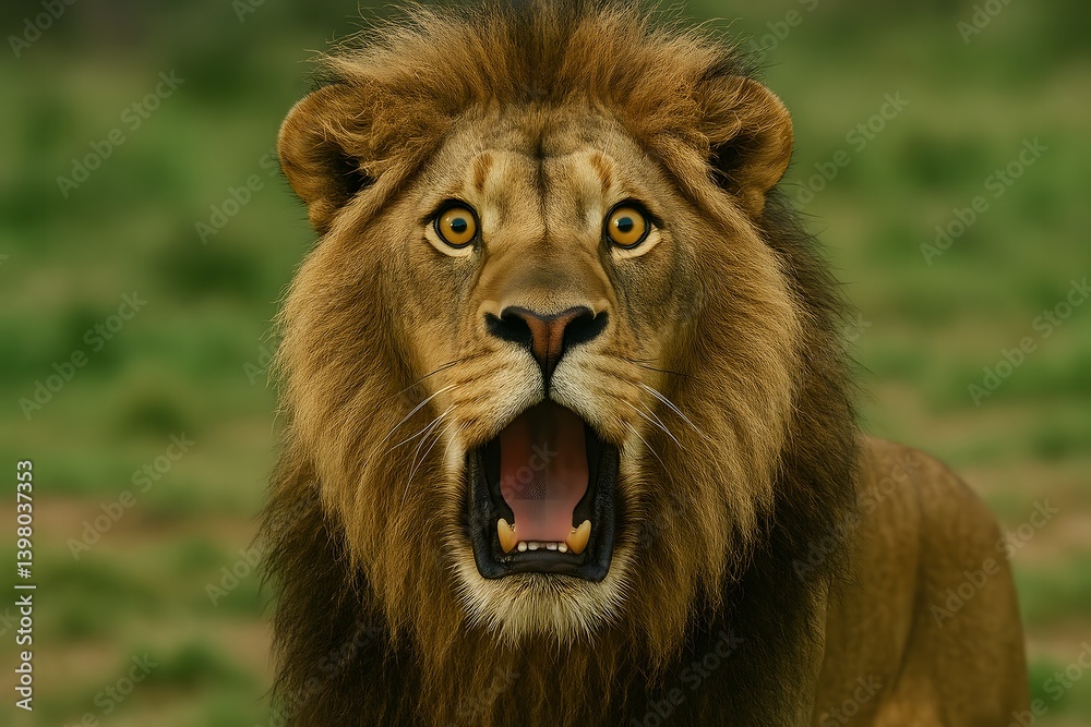 Fototapeta premium portrait of a lion