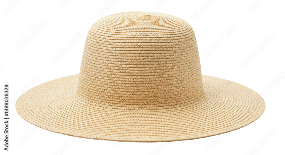 Isolated Straw Hat