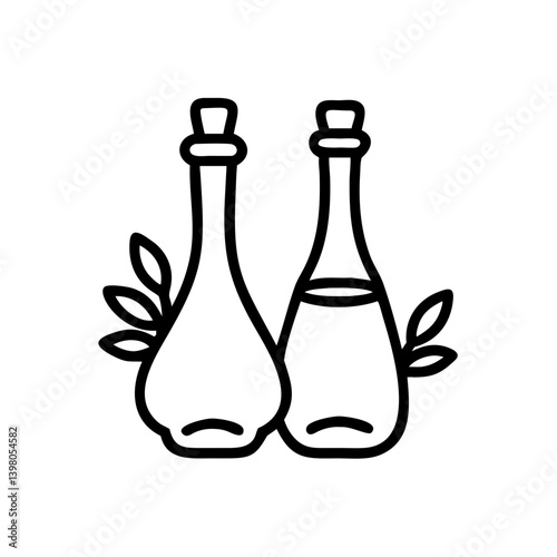 vinegar and oil
