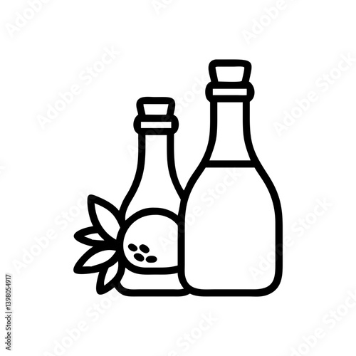 vinegar and oil