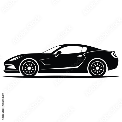 Car Silhouette Logo Design
