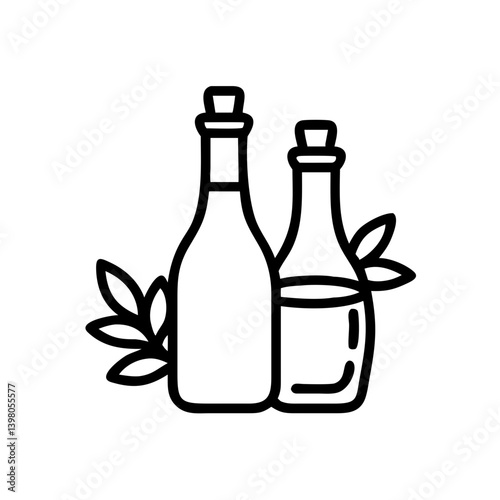 vinegar and oil