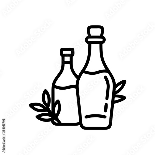 vinegar and oil