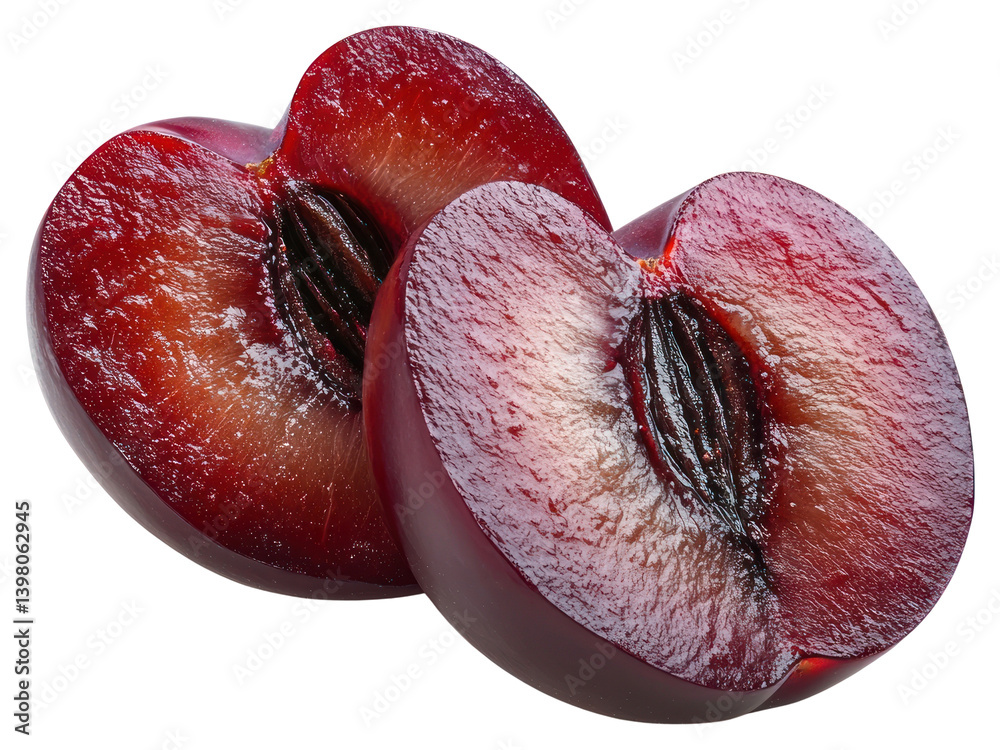 PNG Sliced Plums fruit plum photography.