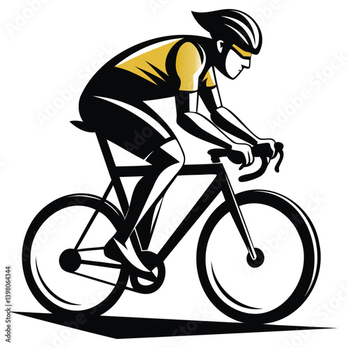 Speedy Cyclist on the Road