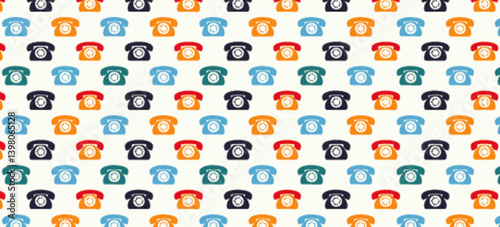 set of icons for web design. teltphone pattrent.