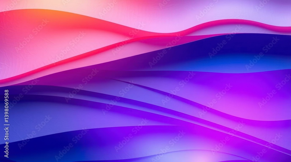 Colorful Abstract Waves in Gradient Colorful Abstract Waves in Gradient