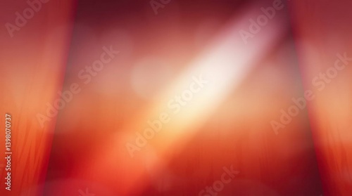 Red and Orange Abstract Blurred Background