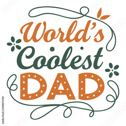 Happy Father's Day Elegant Calligraphy
