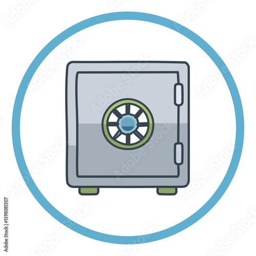 Safe deposit box icon 