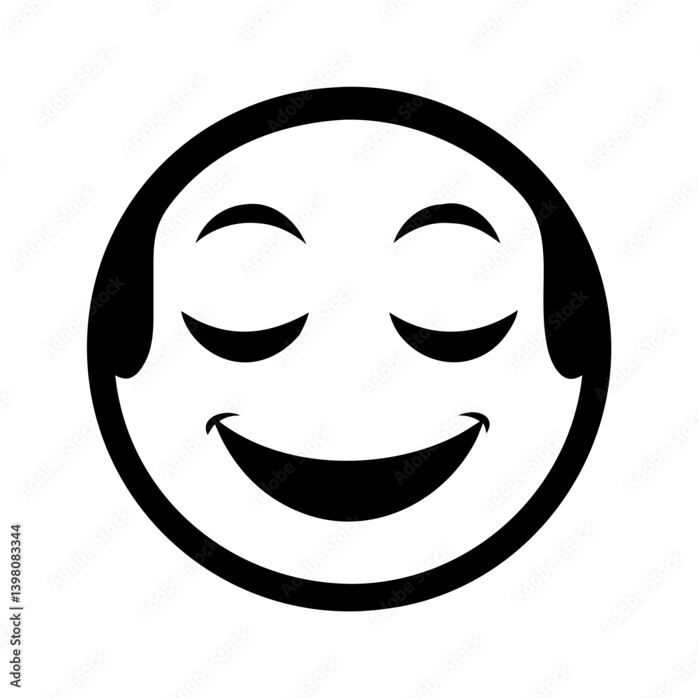 happy face with closed eyes icon, happy face with closed eyes vector, happy face with closed eyes icon, happy face with closed eyes vector,