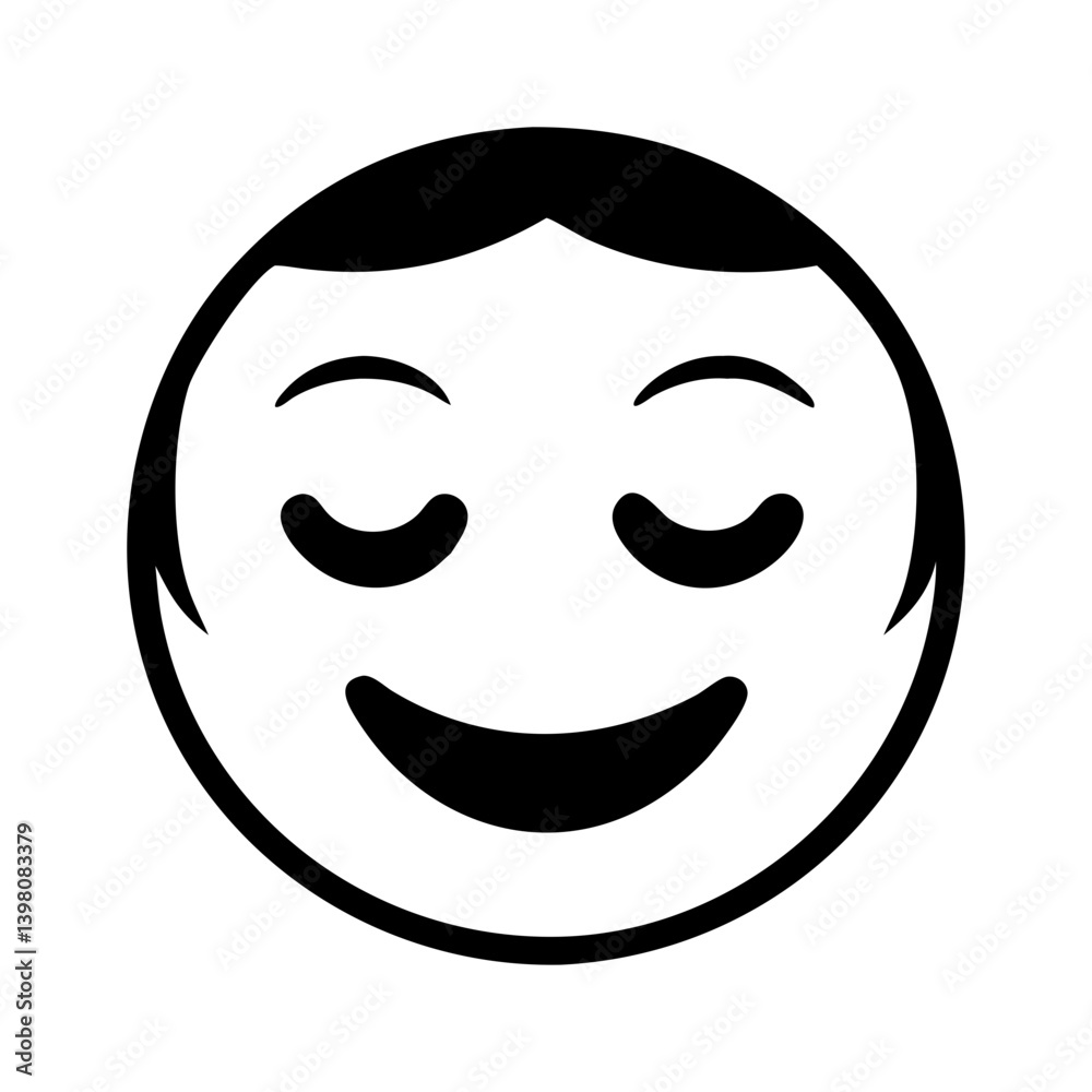 happy face with closed eyes icon, happy face with closed eyes vector, happy face with closed eyes icon, happy face with closed eyes vector,