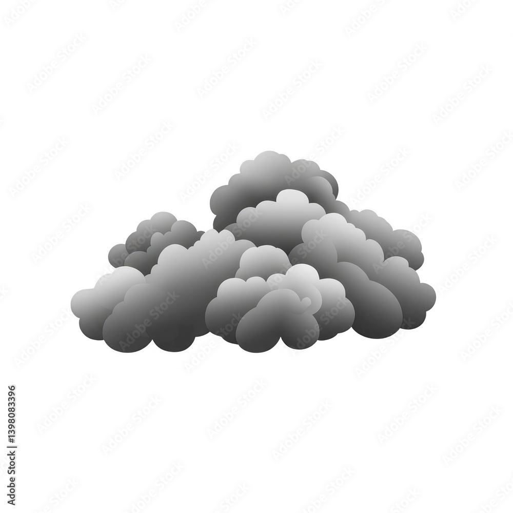 cluster of dark gray clouds symbolizes impending storm, conveying sense of foreboding and tension. clouds are dense and layered, suggesting heavy rain or thunderstorm cluster of dark gray clouds symbolizes impending storm, conveying sense of foreboding and tension. clouds are dense and layered, suggesting heavy rain or thunderstorm