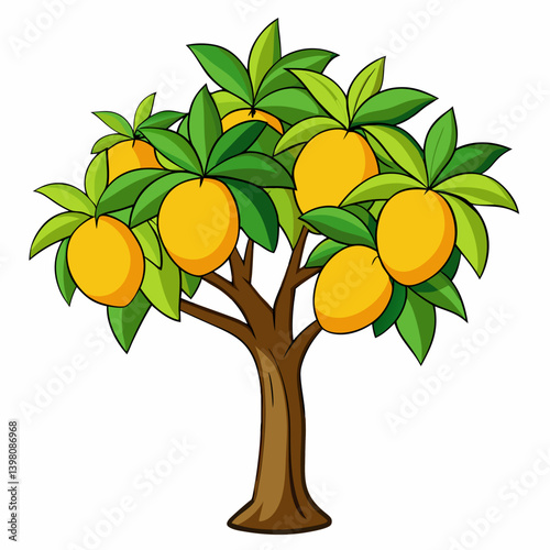 orange tree with fruit