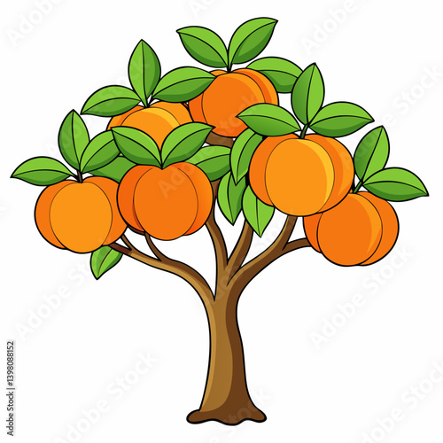 orange tree with fruits