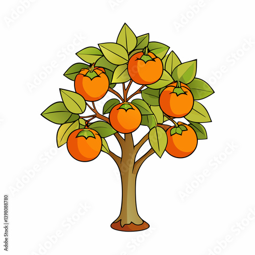 orange tree with fruits