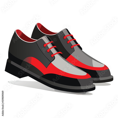 Stylish Shoe Pair Illustration Design