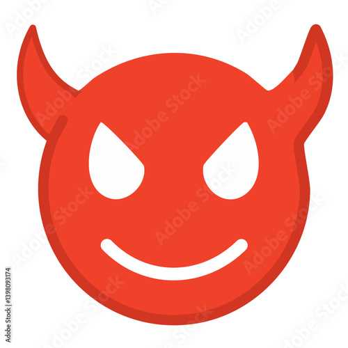cartoon red devil