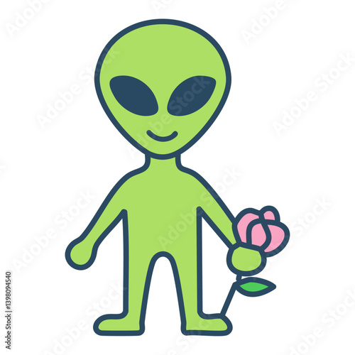 green alien monster 