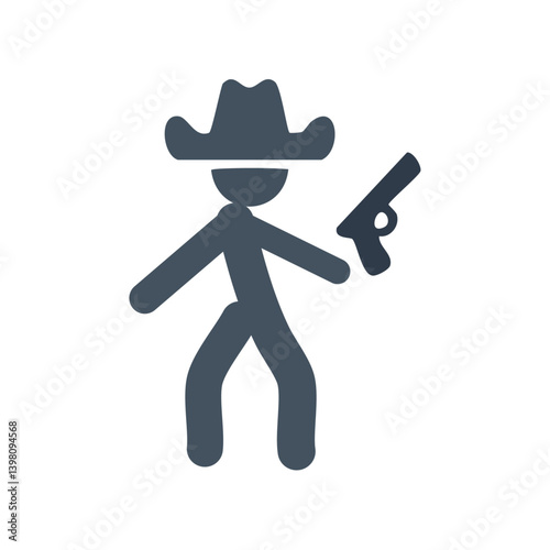 cowboy with a gun 