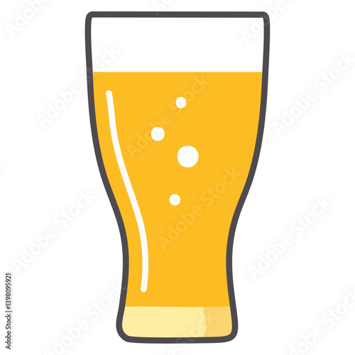 glass of beer isolated. cat with a glass