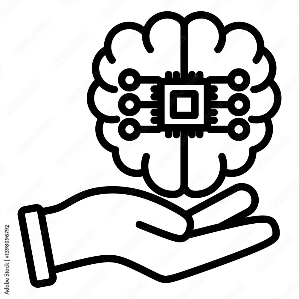 Futuristic Simple Icon Vector Illustration Concept Futuristic Simple Icon Vector Illustration Concept