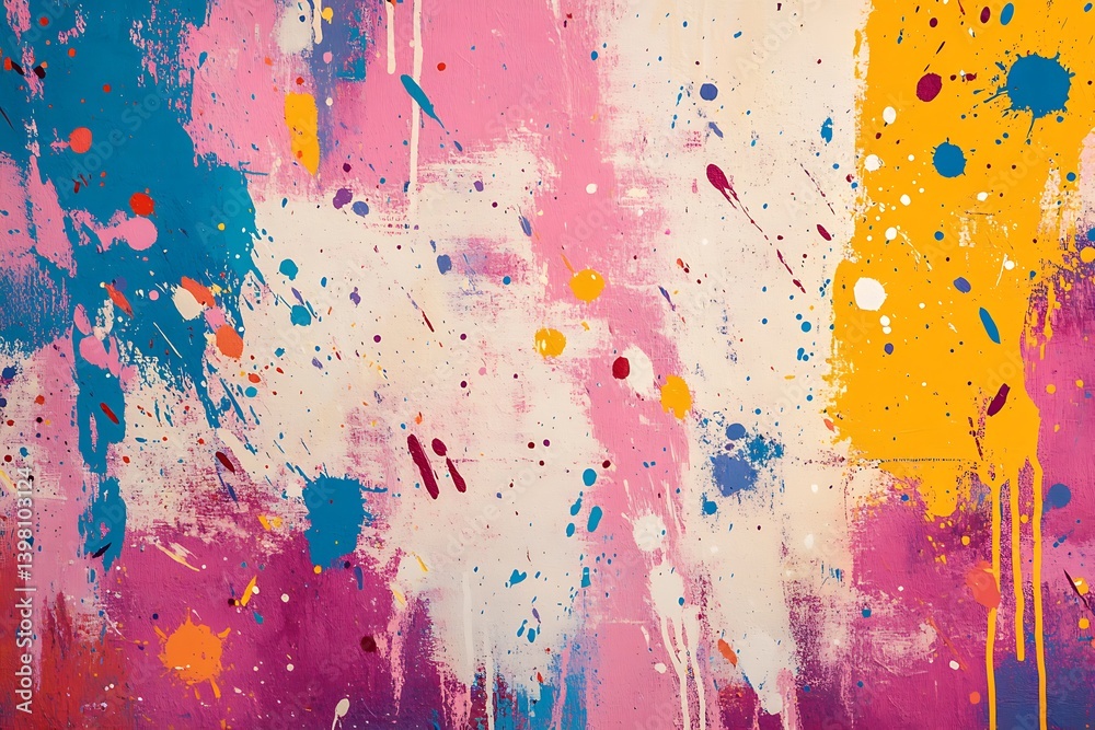 Fototapeta premium Grunge background with watercolor