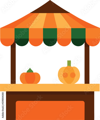 vector illustration of a table in a restaurant
