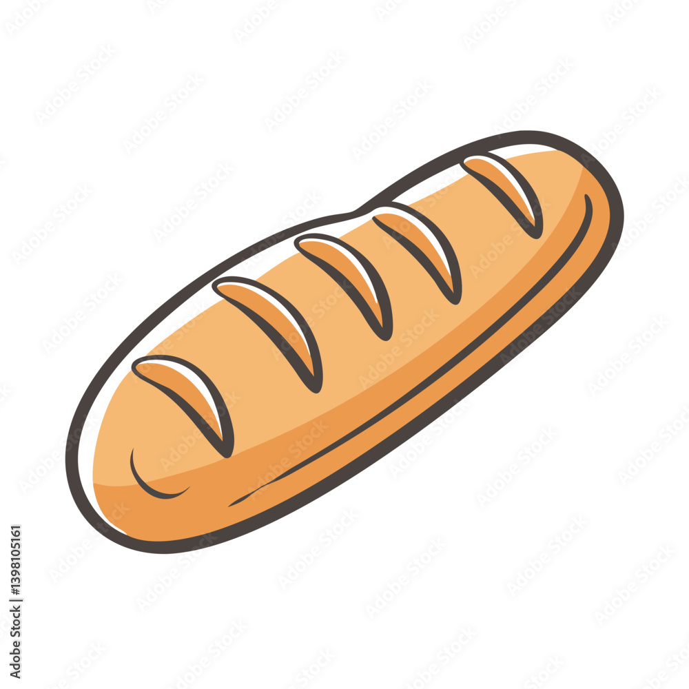 bread loaf icon, bread loaf vector illustration-simple illustration of bread loaf, perfect for bread loaf logos and icons bread loaf icon, bread loaf vector illustration-simple illustration of bread loaf, perfect for bread loaf logos and icons