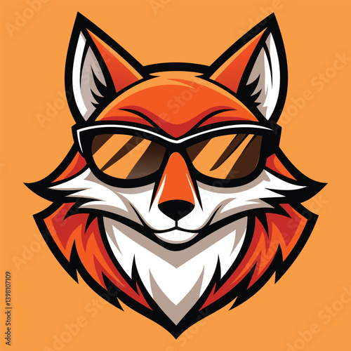Clever Fox Mascot Logo Illustration