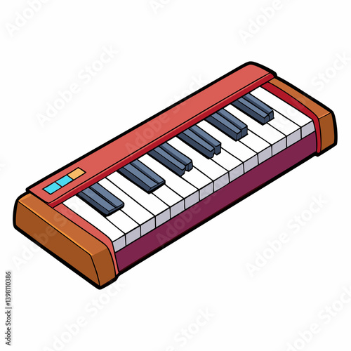 old piano keys